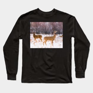 Deer illustration Long Sleeve T-Shirt